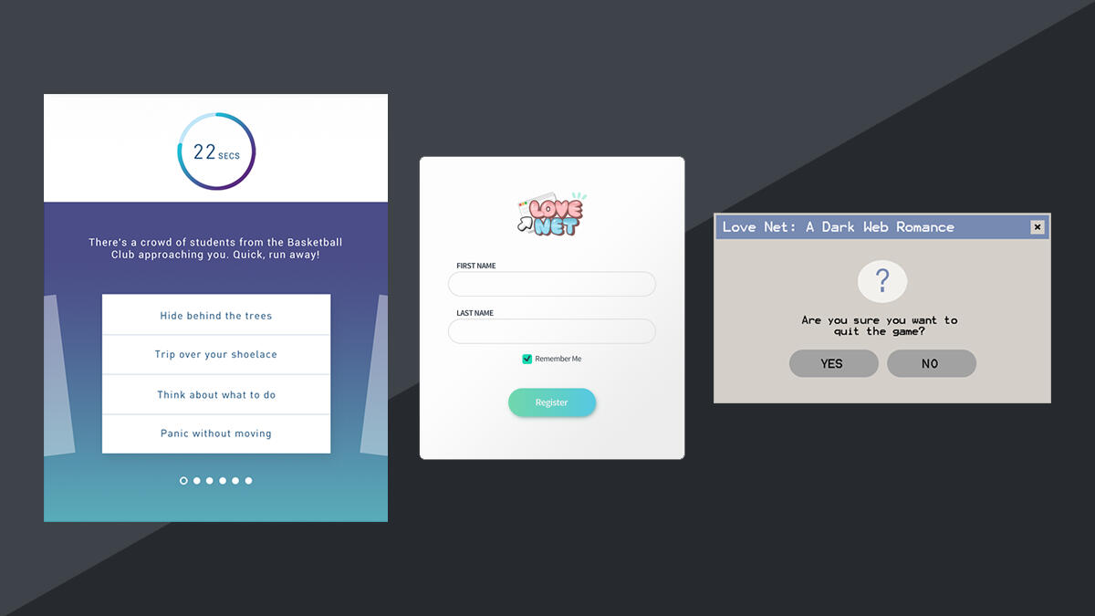 Love Net - UI Elements